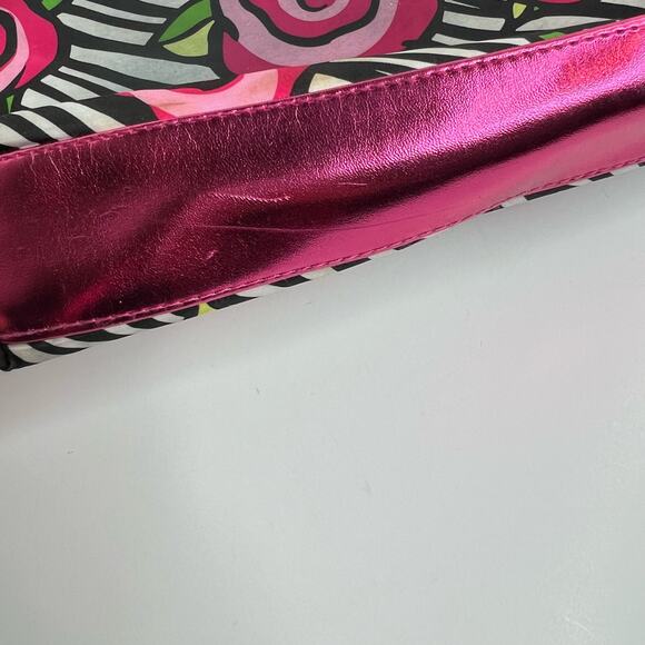 Betsey Johnson Betseyville Floral Bag Missing Strap - Picture 8 of 13